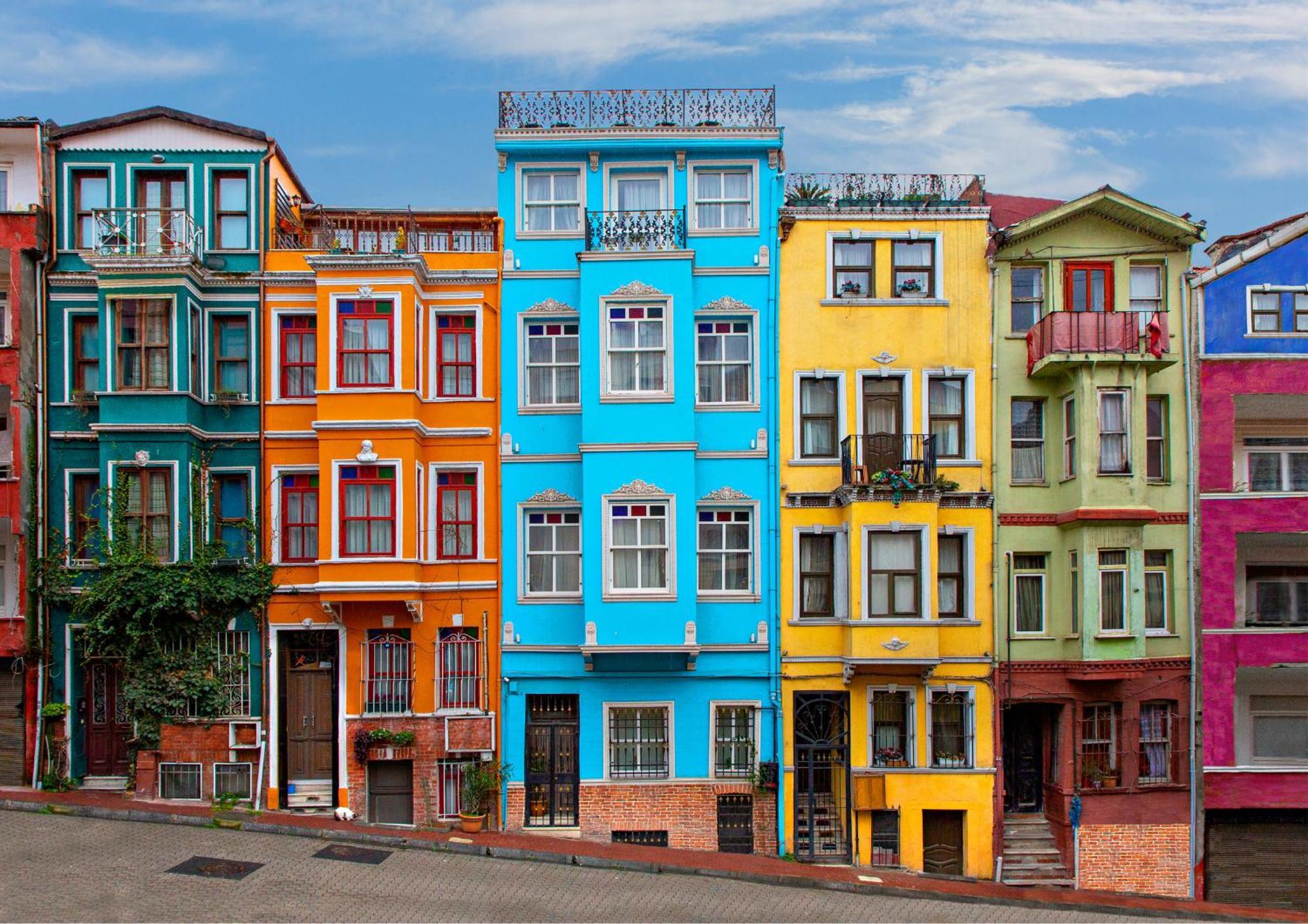 Istanbul Old City Colorful Houses Balat Petrion Hotel Exteriér fotografie
